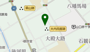 大内氏館跡 大内氏遺跡の地図画像