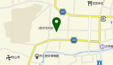 長府の練塀の地図画像