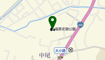 福原邸跡の地図画像