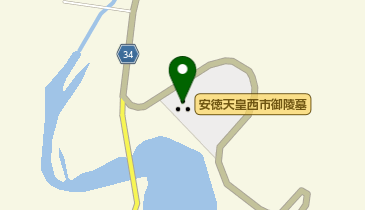 安徳天皇西市御陵墓の地図画像