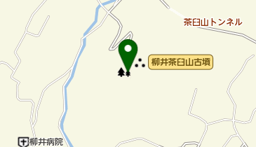 茶臼山古墳の地図画像