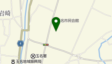 玉名市民会館の地図画像