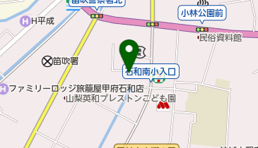 小僧寿し 石和店の地図画像