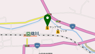 小僧寿し 佐川店の地図画像