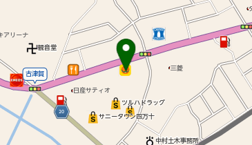 小僧寿し 古津賀店の地図画像