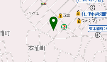 本浦説教所の地図画像