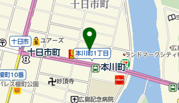 グミ(清住寺)(被爆樹木)の地図画像
