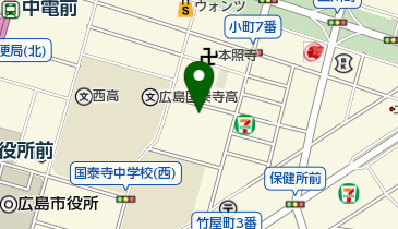 クロガネモチ(金龍寺)(被爆樹木)の地図画像