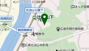 ソメイヨシノ(頼山陽文徳殿玄関前)(被爆樹木)の地図画像