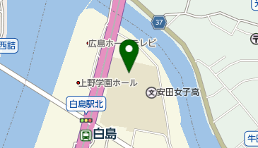 サクラ・マツなど(安田学園内)(被爆樹木)の地図画像