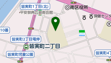 シダレヤナギ(皆実小学校)(被爆樹木)の地図画像