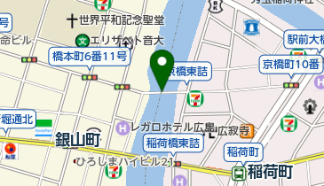 京橋(被爆橋梁)の地図画像