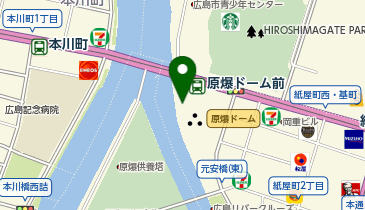 中国・四国土木出張所職員殉職碑の地図画像