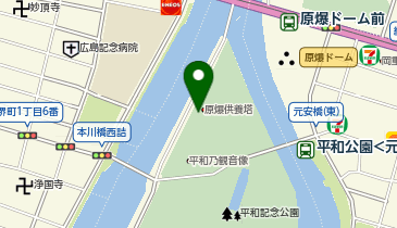 平和の石燈の地図画像