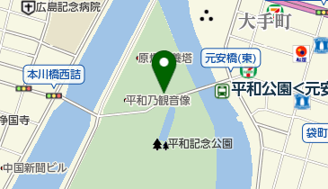 平和の泉の地図画像