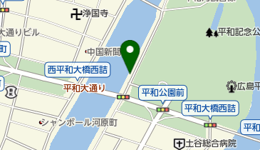 広島市商・造船工業学校慰霊碑の地図画像