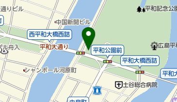 原爆犠牲国民学校教師と子どもの碑の地図画像