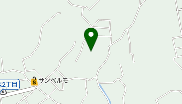 牛田の弥生文化時代の墳墓の地図画像