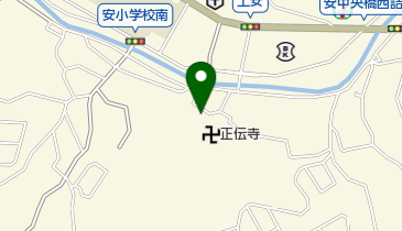 正伝寺のクロガネモチの地図画像