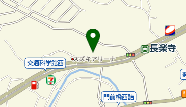 新宮神社のイチイガシ・イヌマキの地図画像