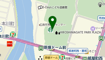 世界の子どもの平和像の地図画像