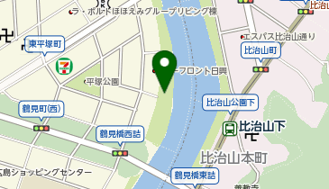 頼山陽詩碑の地図画像