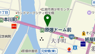 広島カープセントラルリーグ優勝記念碑の地図画像