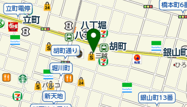 広島三越 美術画廊の地図画像