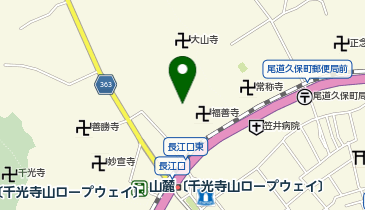 菅公の腰掛け岩の地図画像