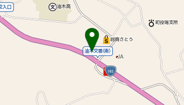 油木百彩館の地図画像
