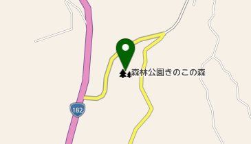 森林公園 きのこの森の地図画像