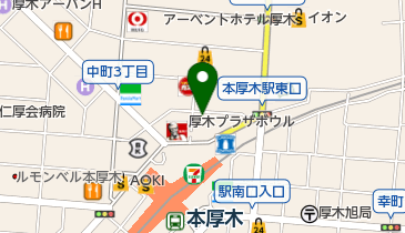 回転寿司みさき 本厚木店の地図画像