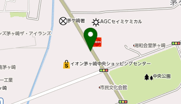 トキワヤ イオン茅ヶ崎中央店の地図画像