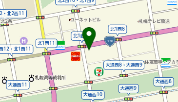 法テラス 札幌の地図画像