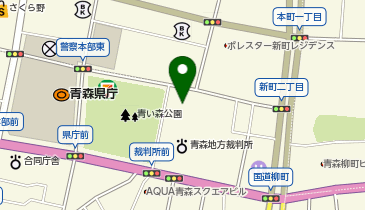 法テラス青森法律事務所の地図画像