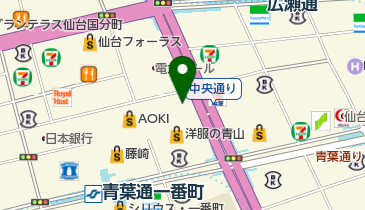 法テラス宮城の地図画像