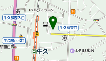 法テラス牛久法律事務所の地図画像