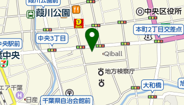 法テラス千葉の地図画像