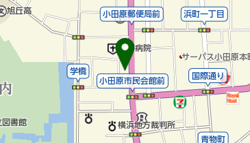 法テラス小田原の地図画像