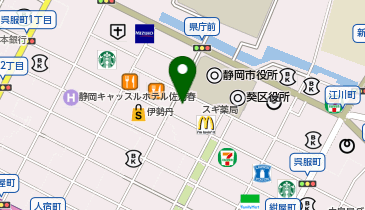 法テラス静岡法律事務所の地図画像