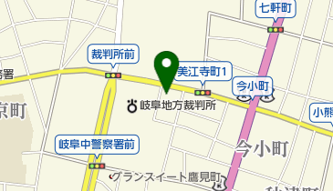 法テラス岐阜法律事務所の地図画像