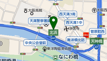 法テラス大阪の地図画像