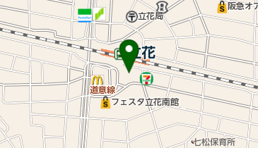 法テラス阪神の地図画像