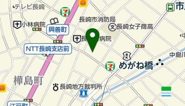 法テラス 長崎の地図画像