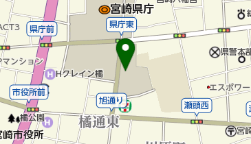 法テラス 宮崎の地図画像