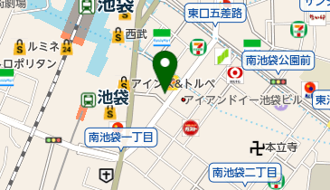 池袋 合格自習室の地図画像