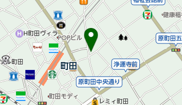 町田 合格自習室の地図画像