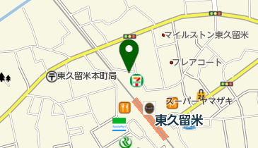 くるめ自習室 西東京の地図画像