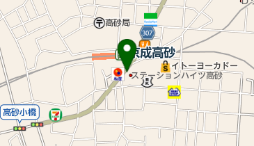 レンタルデスクスペース トホイチの地図画像