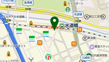 水道橋 田島ビル自習室の地図画像